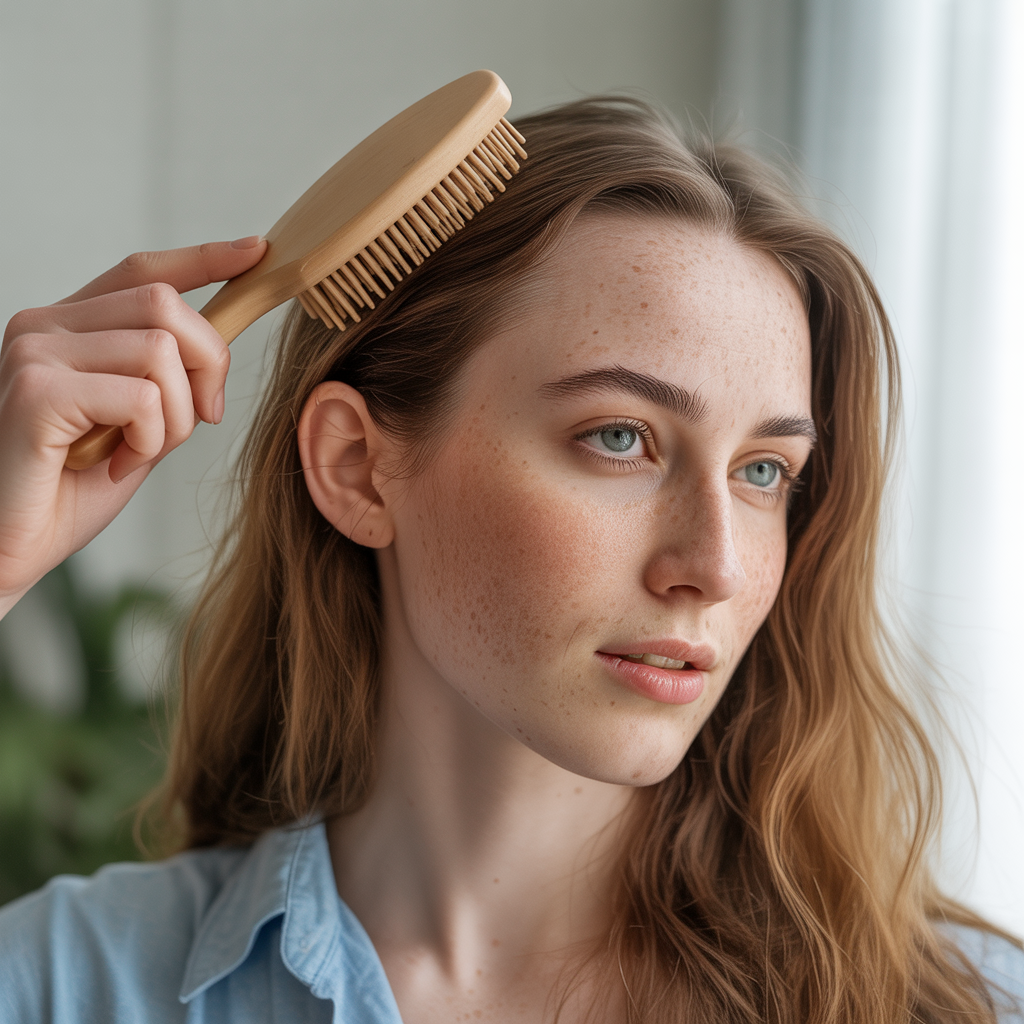 Brushing for Scalp Circulation