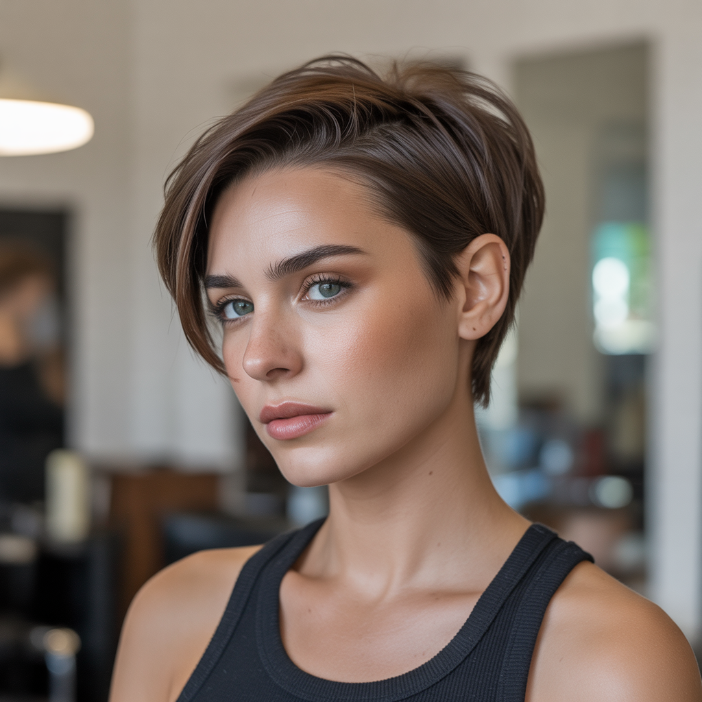 Cropped Pixie with Volume