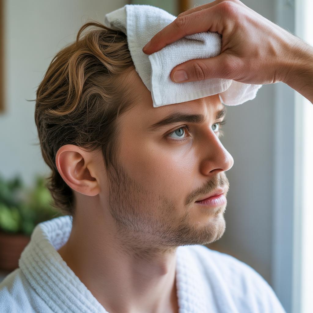 Warm compress for pain relief