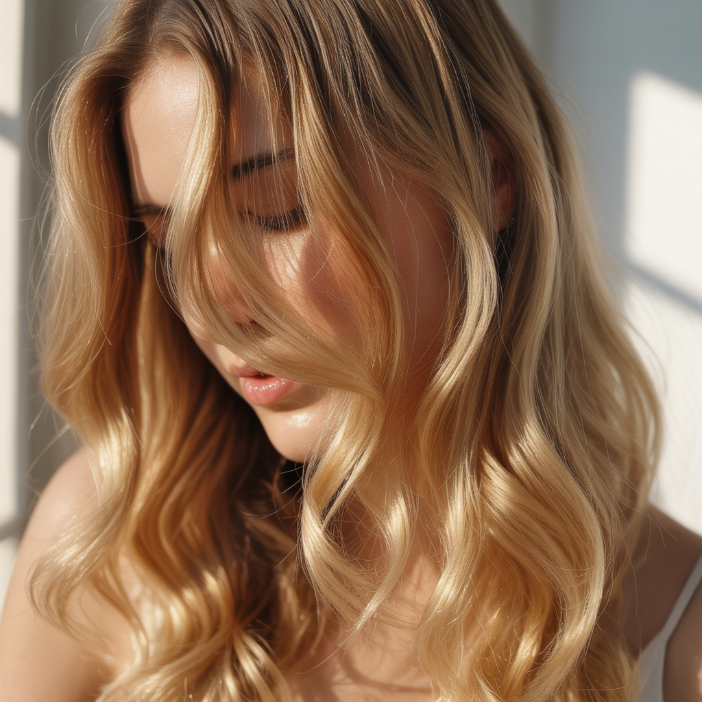 Natural Sunlit Blonde Balayage
