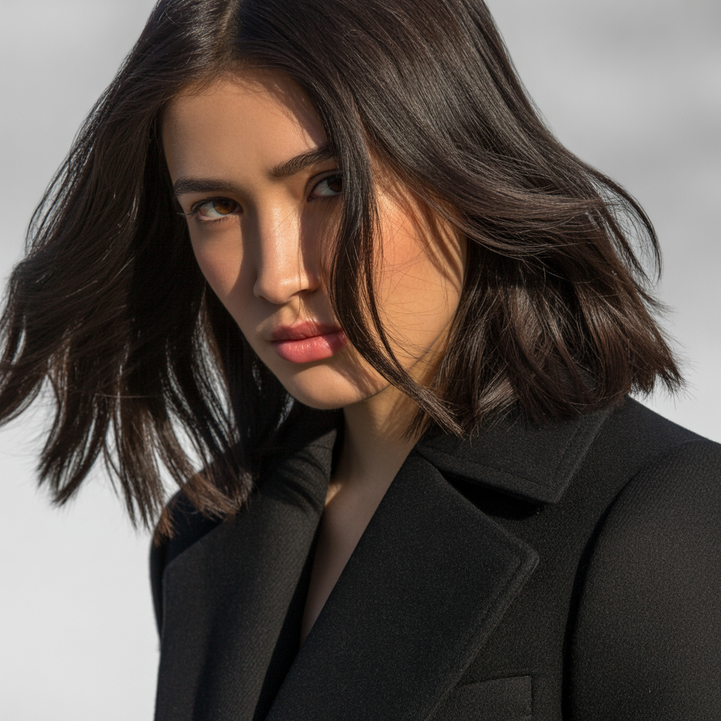 Glossy Black-Brown Fusion