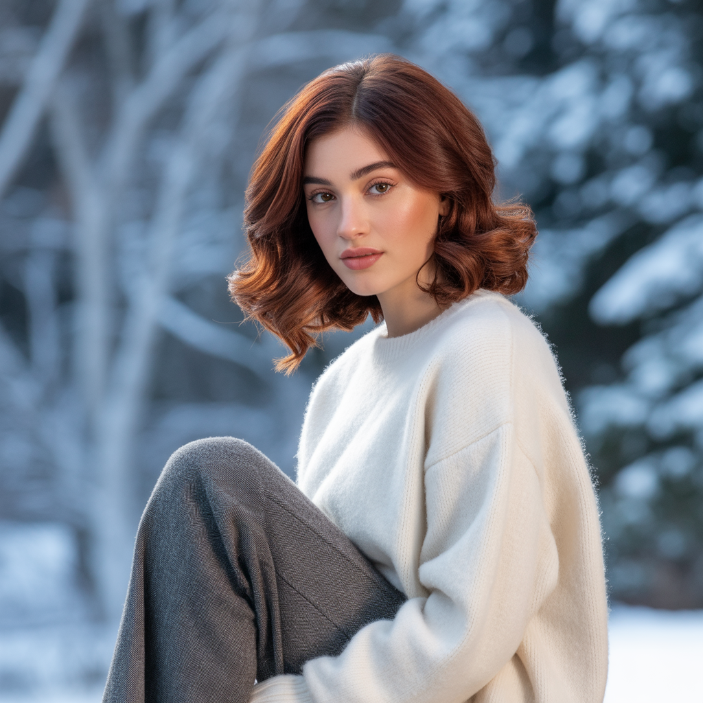 Cherry Brown Balayage