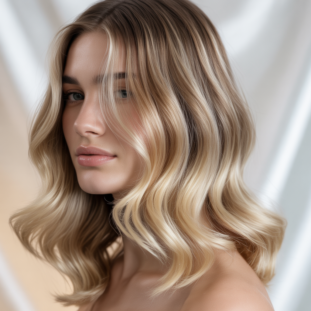 Pearl Blonde Balayage