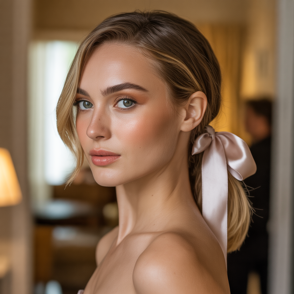 High Ponytail with Bow