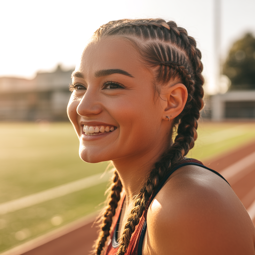 French Braids for Game Nights