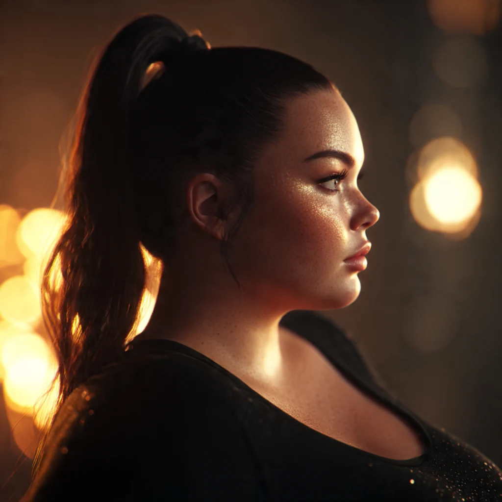 Deep Side Part Glamour