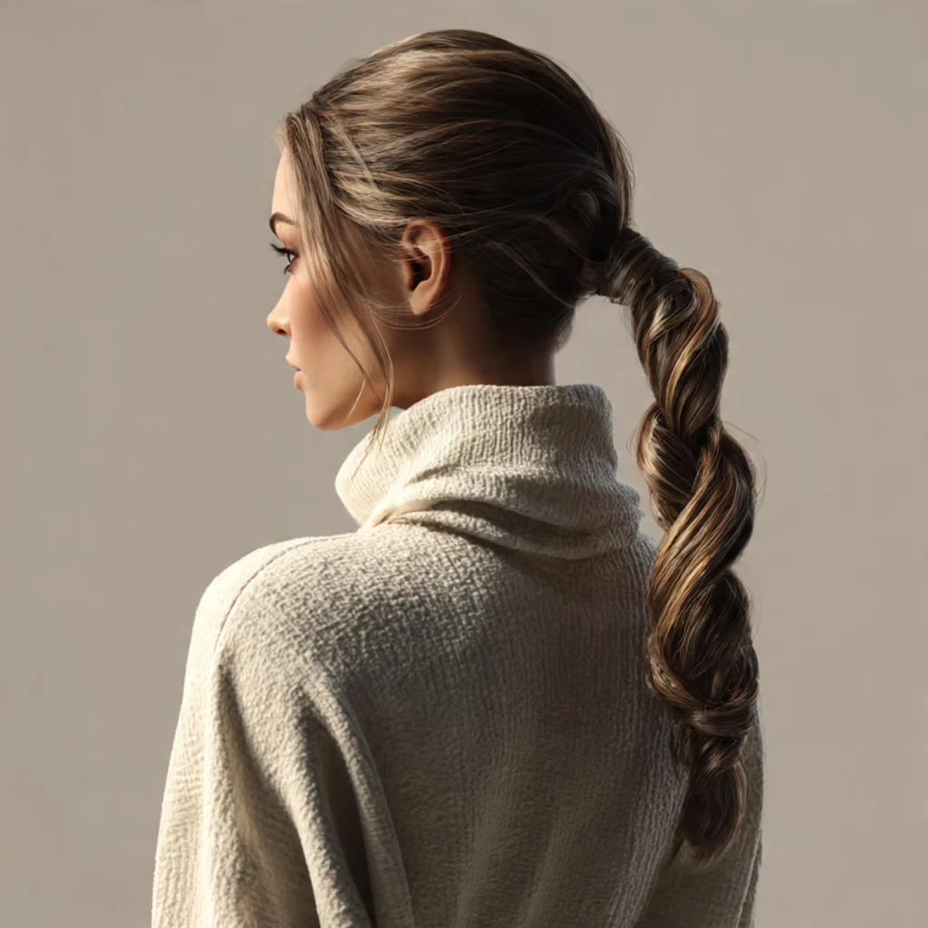 Twisted Sleek Ponytail