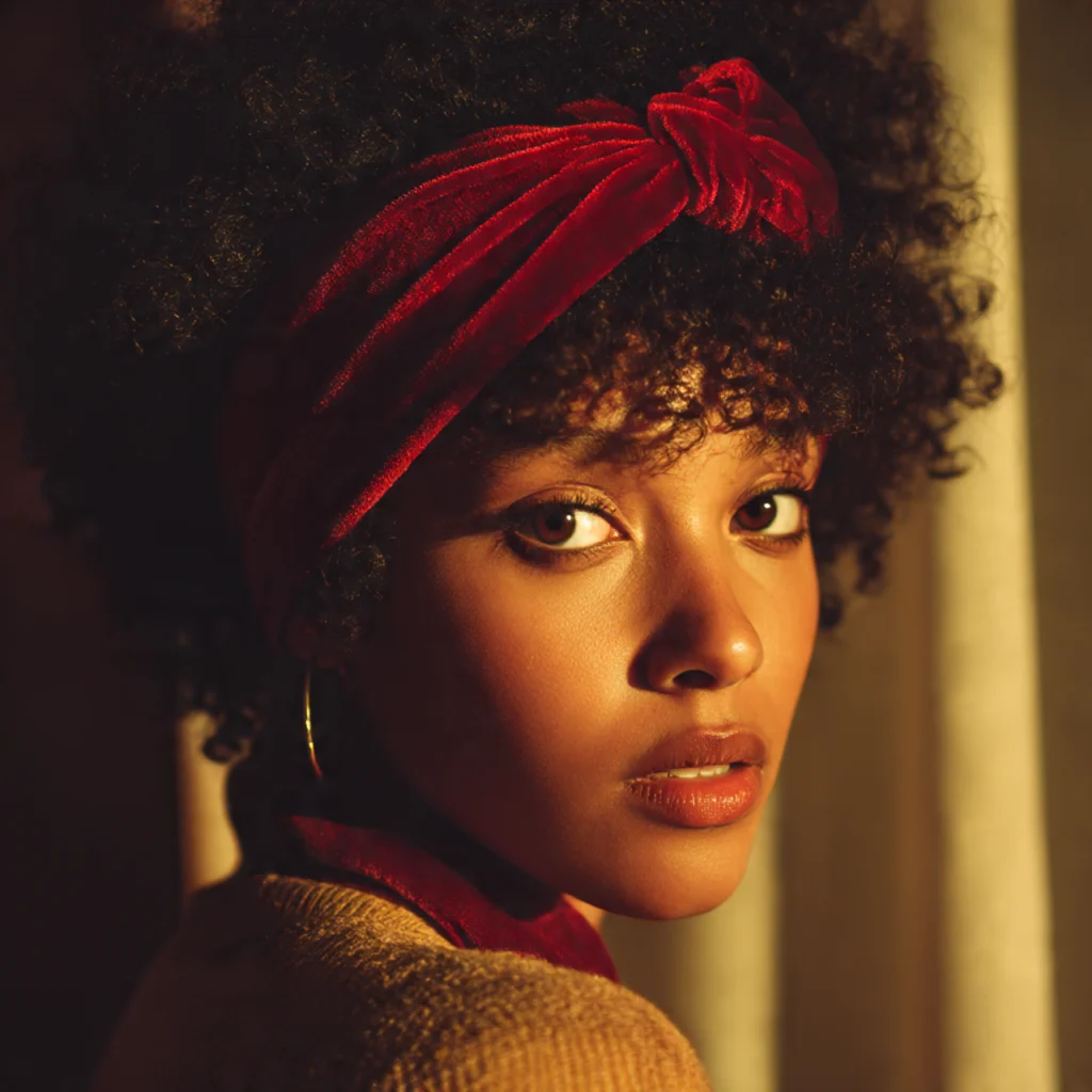 Sleek Straight Hair and Thick Headband