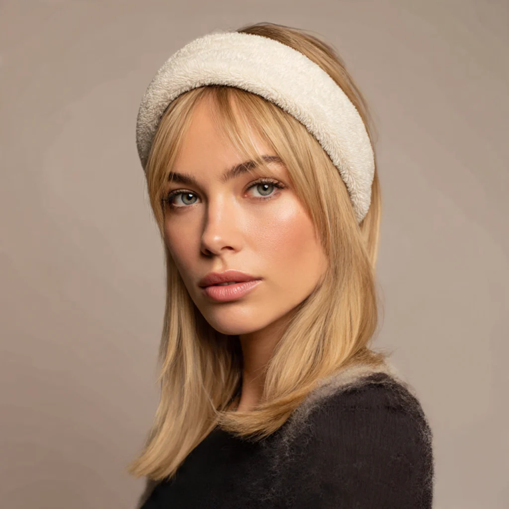 Thick Headband and Fishtail Braid