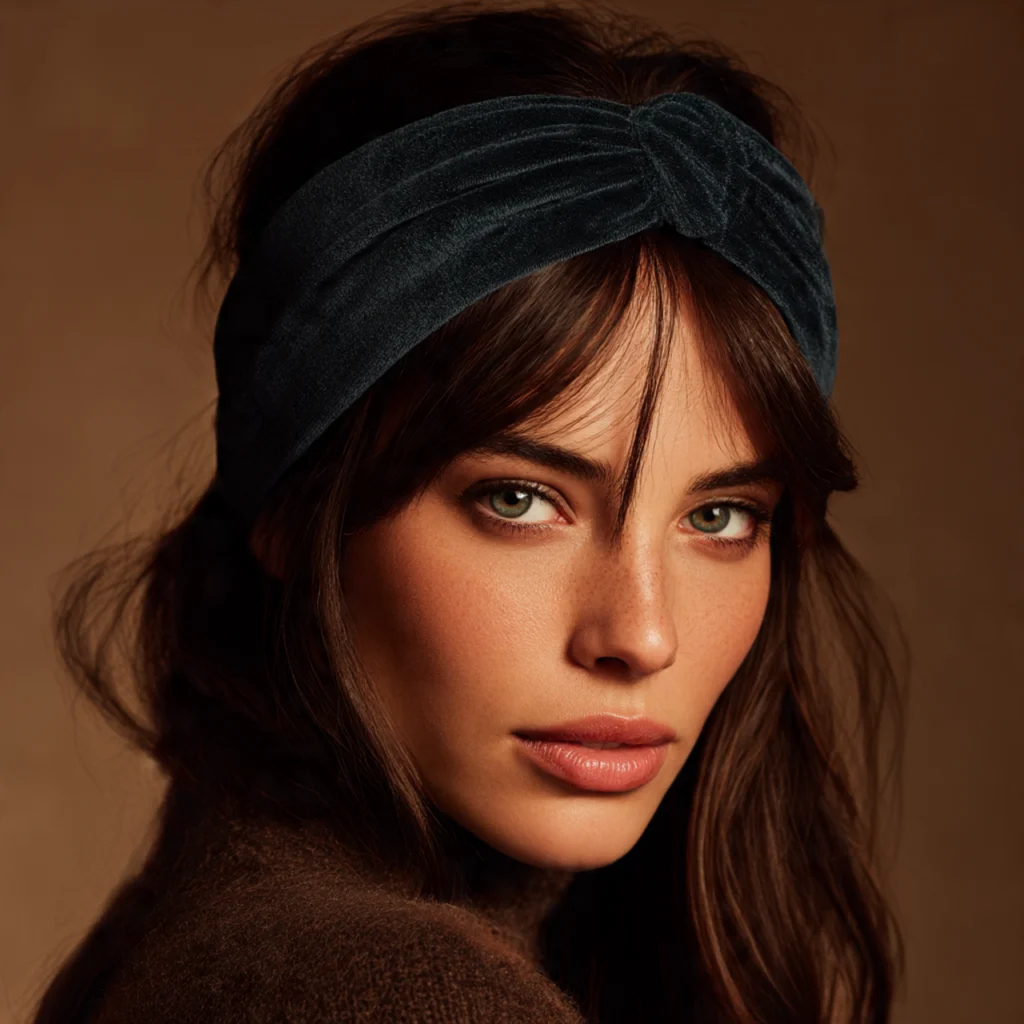 Retro Puff with Thick Headband