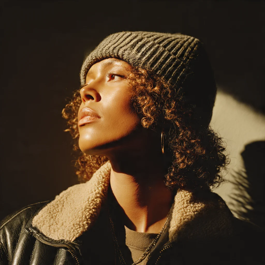 Beanie with Pixie Cut