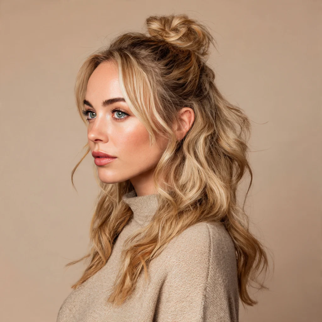Half-Up Top Knot