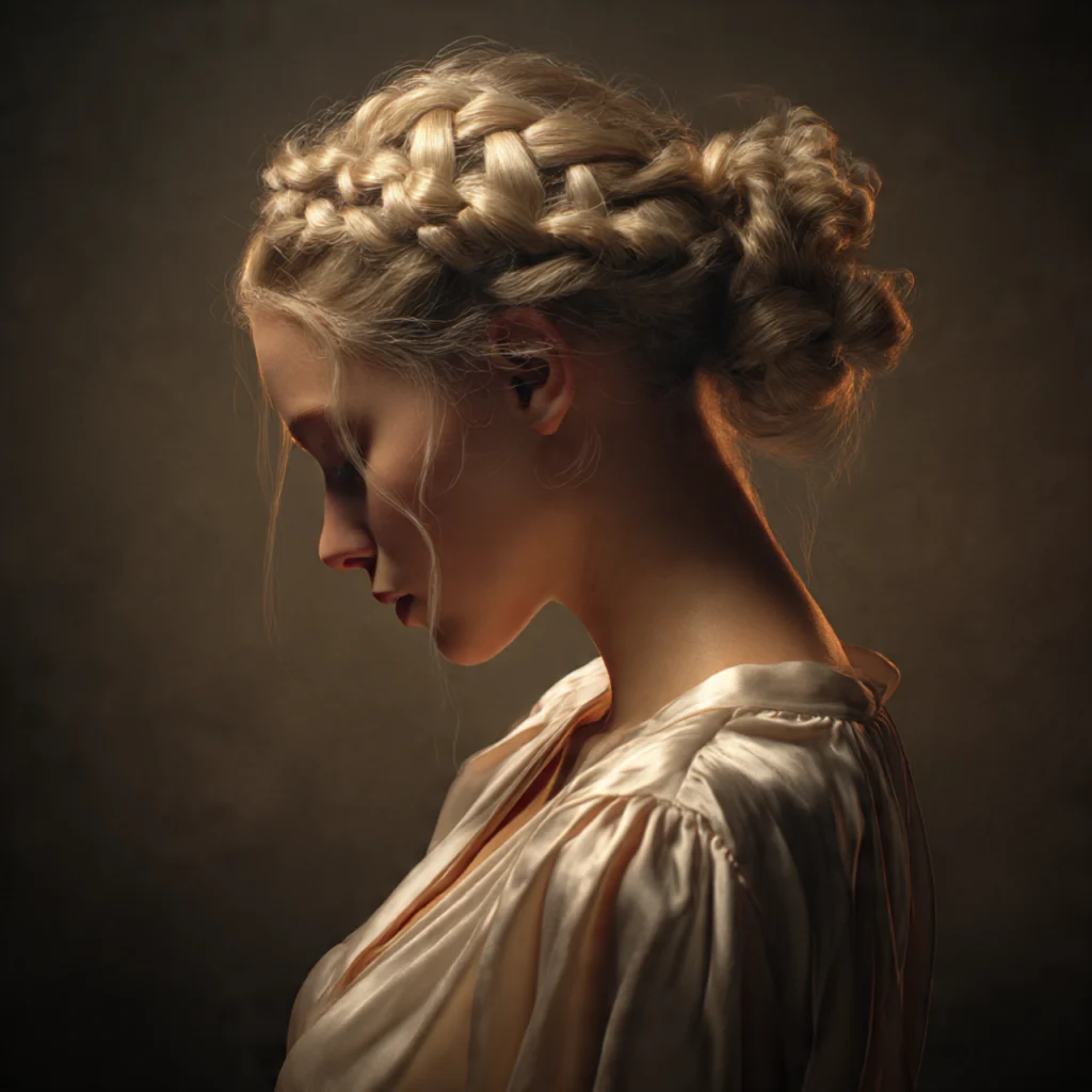 30 Best Long Lasting Hairstyles That Stay Perfect All Day 29 Braided Crown Updo