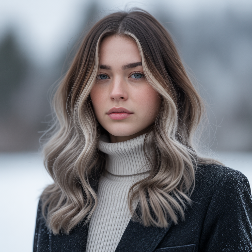 Icy Brown Balayage