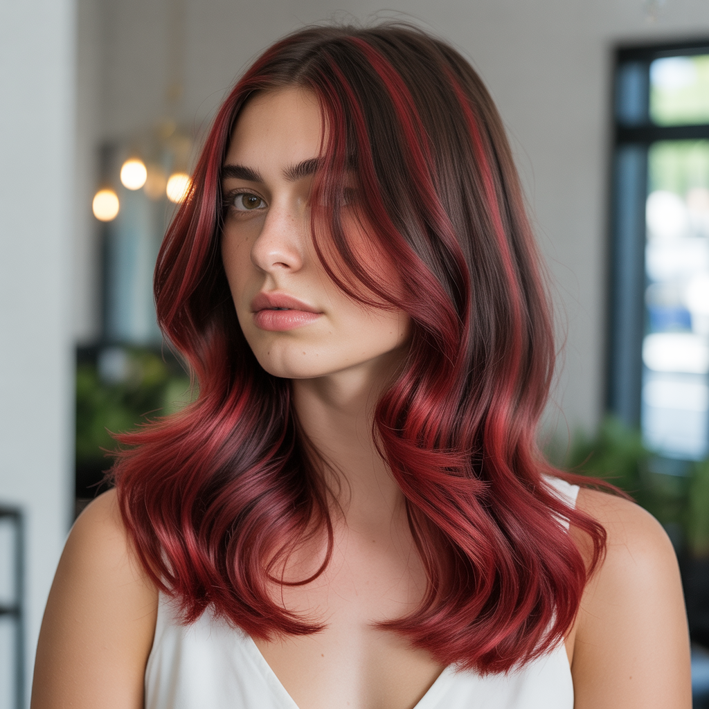 Balayage Layers with Soft Curls