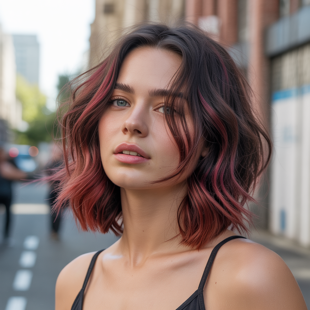 Short Bob with Glossy Finish