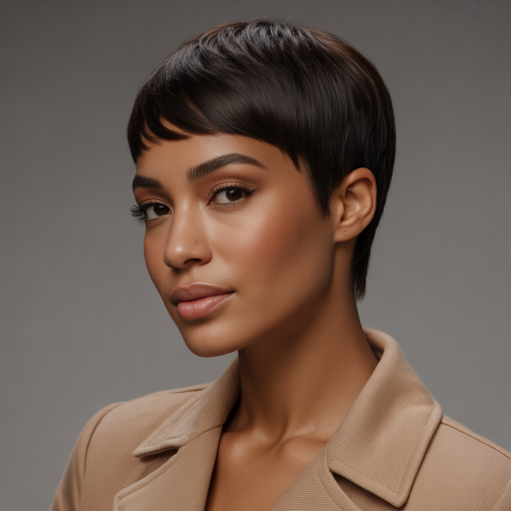 Sleek Classic Pixie Cut