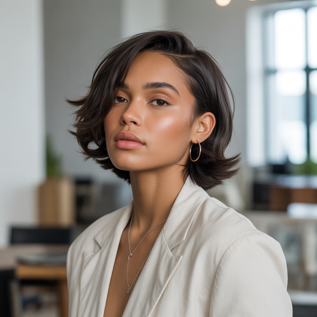 Long Pixie with Soft Layers