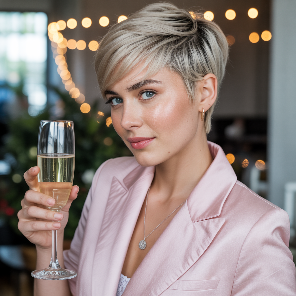 Glitter Hair Parting