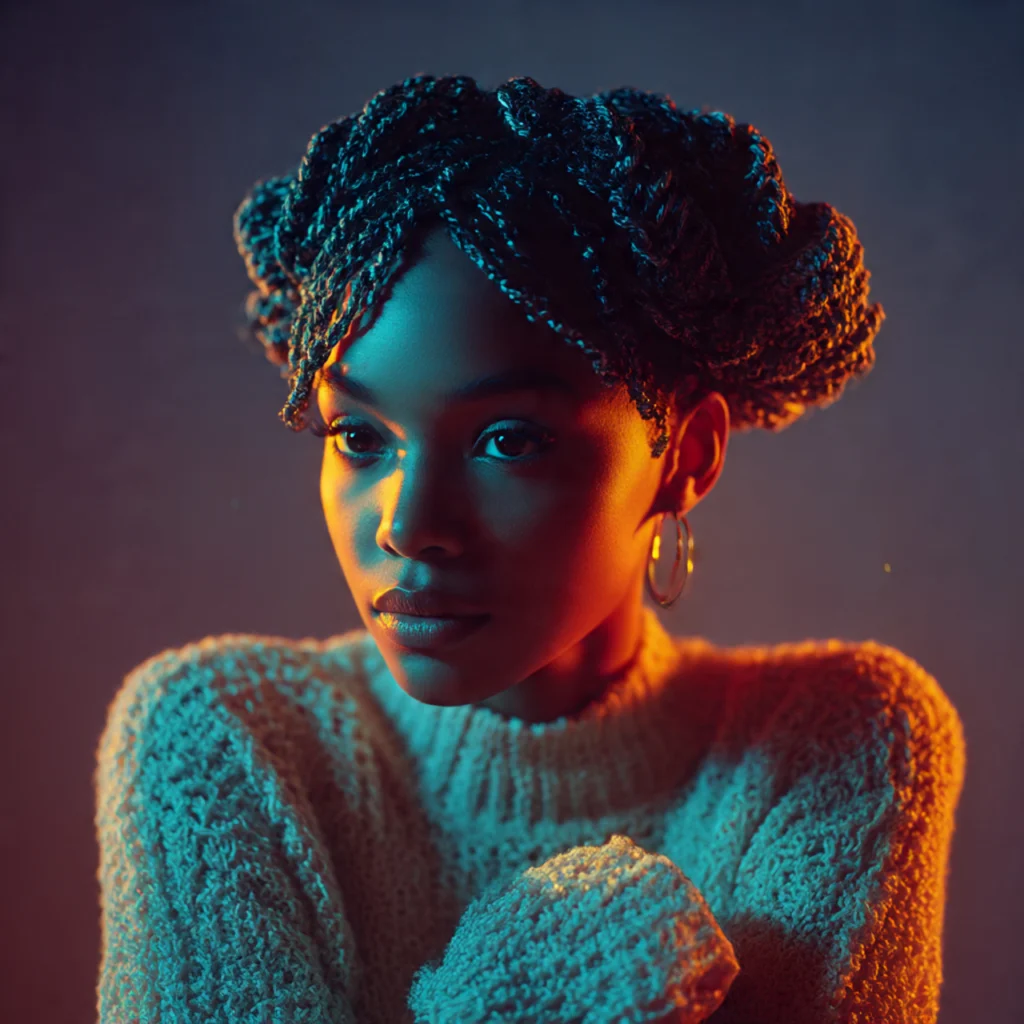 Crochet Twists with Middle Part