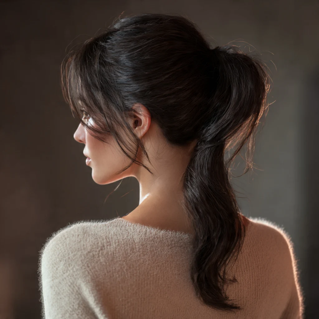 Half-Up Ponytail