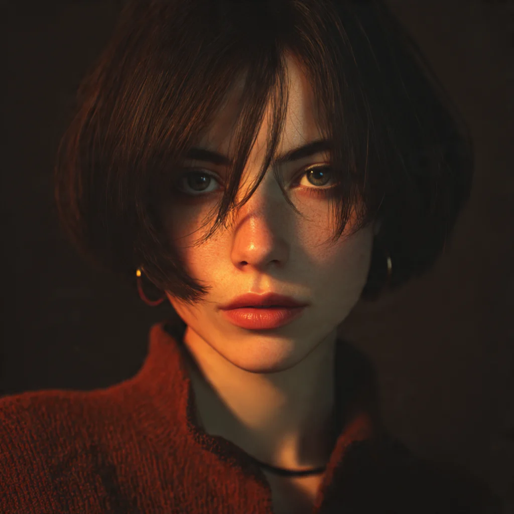 Stacked Bob with Center Part