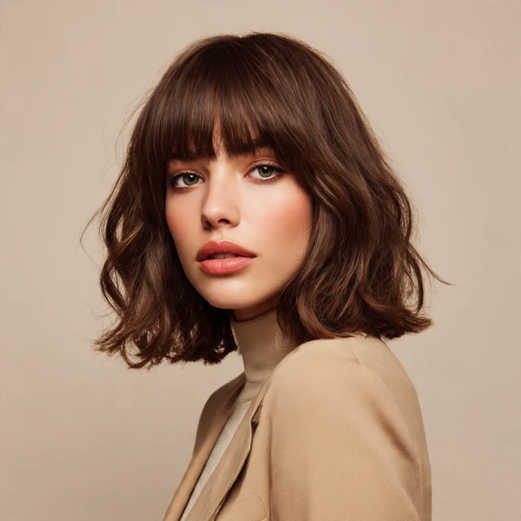 Long Bob with Bangs