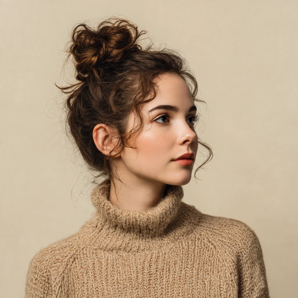 30 Best Long Lasting Hairstyles That Stay Perfect All Day 10 Messy Bun