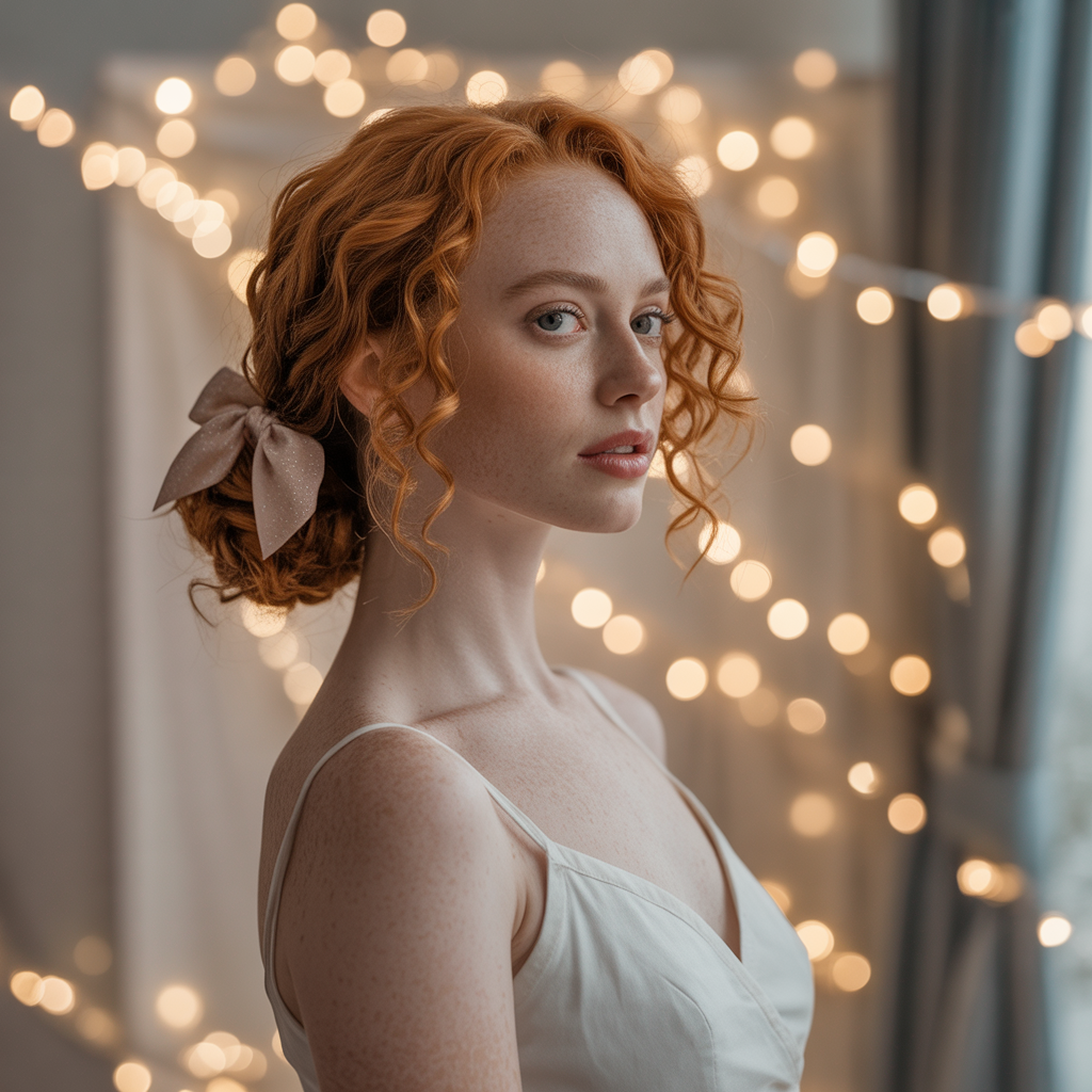 Braided Bow Hairstyle