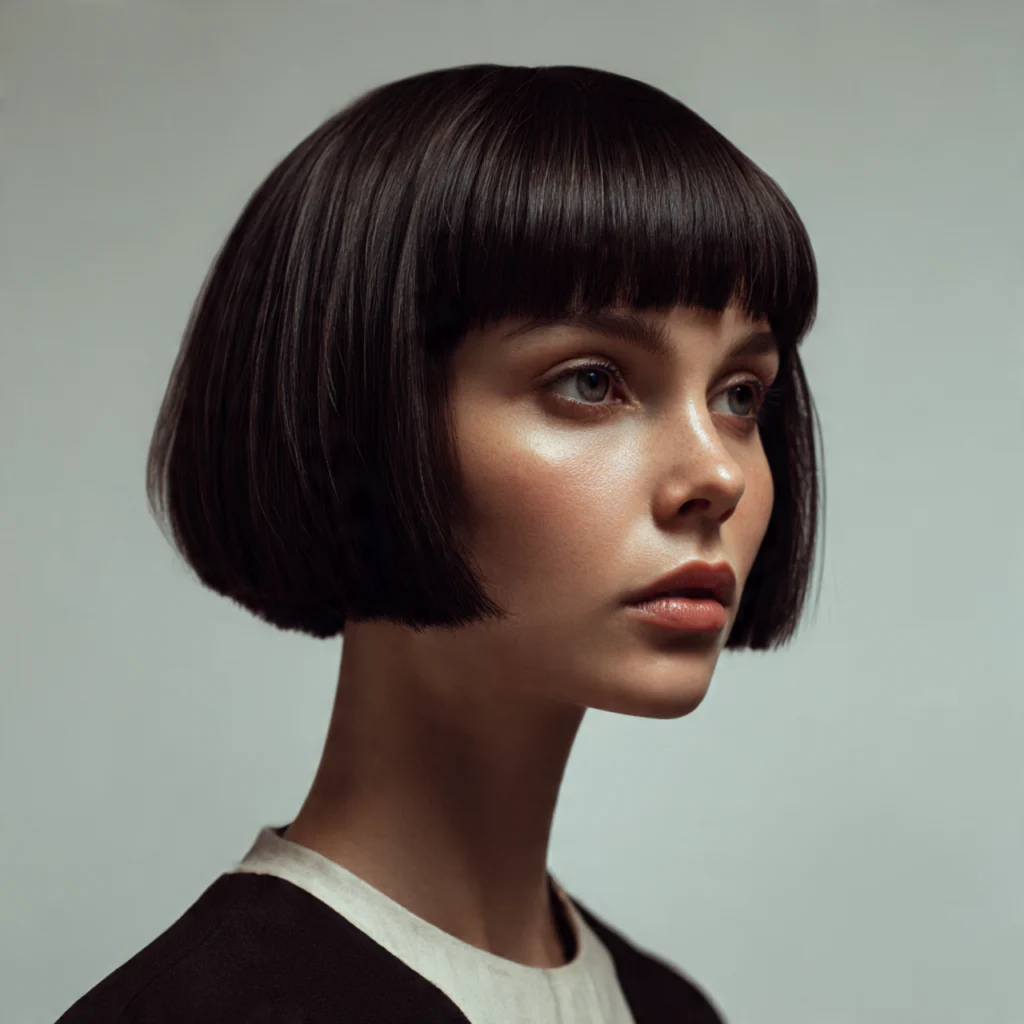 Short Bob with Baby Bangs