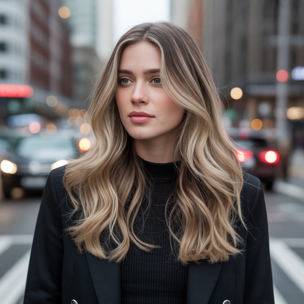 Smoky Blonde Balayage