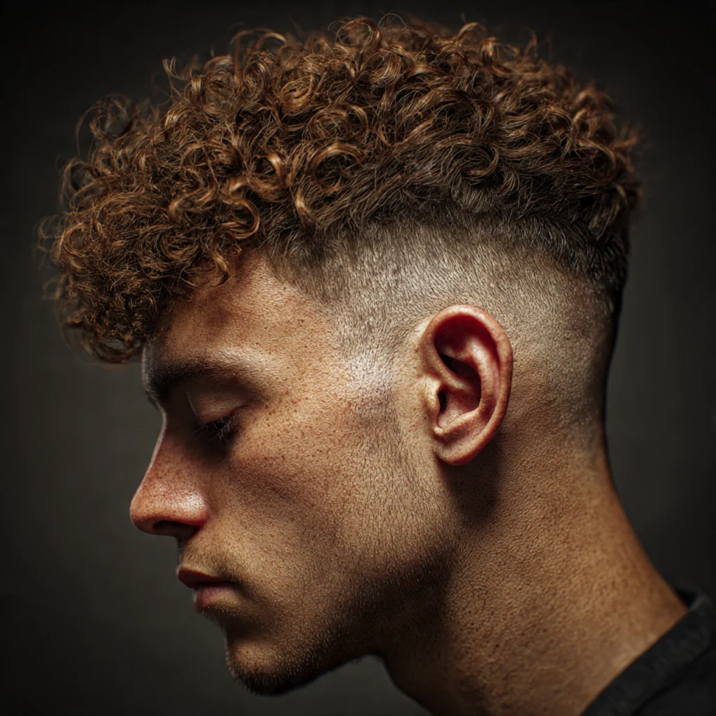 Skin Fade Curly Hair