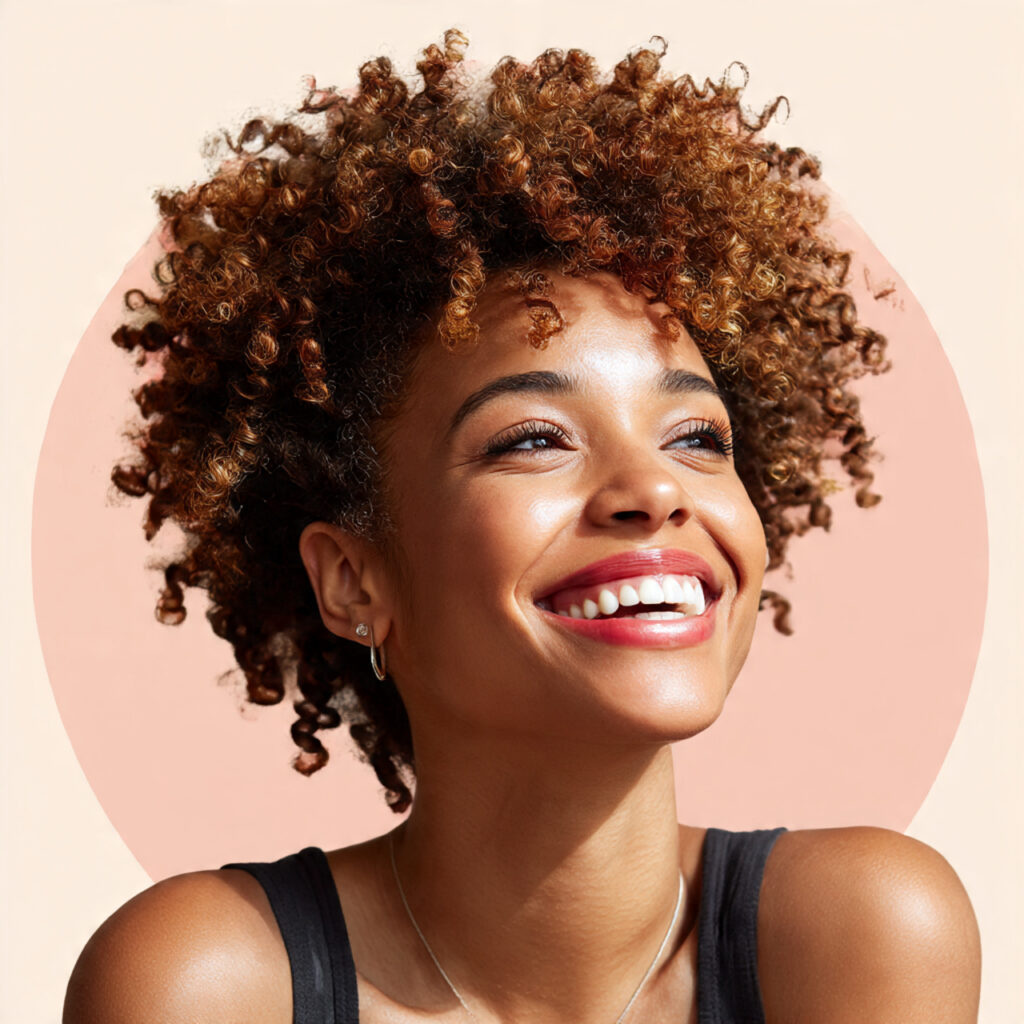 Twist Outs with Shine Spray