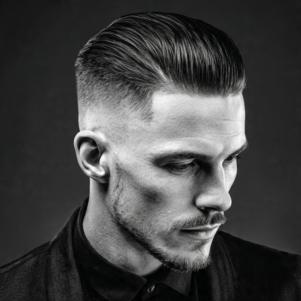 Slicked Back Fade