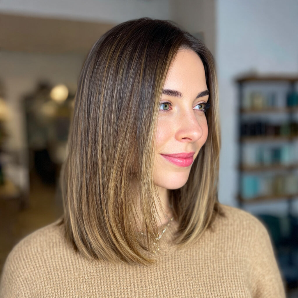 20 Top Women’s Haircuts 2026 for Every Face Shape and Hair Type 9 Lob with Invisible Layers