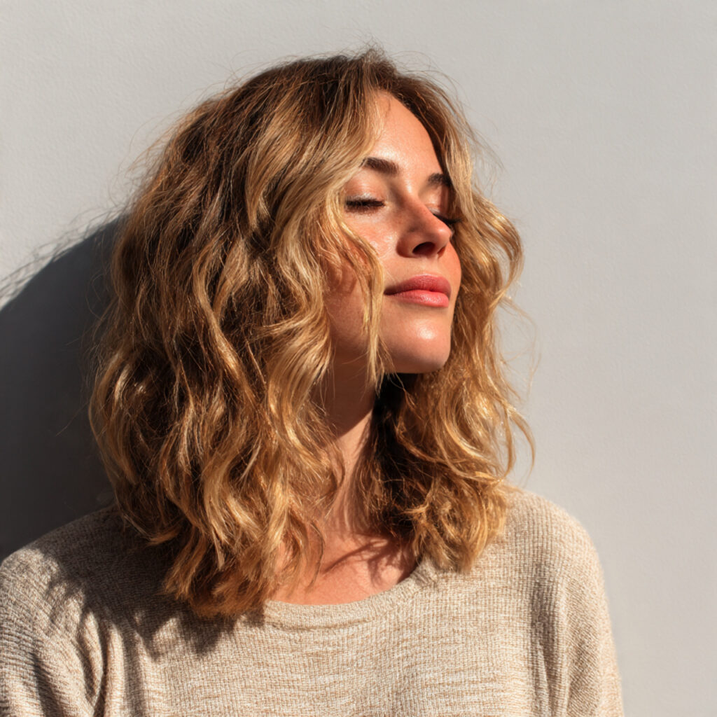 20 Top Women’s Haircuts 2026 for Every Face Shape and Hair Type 17 Wavy Midi Cut