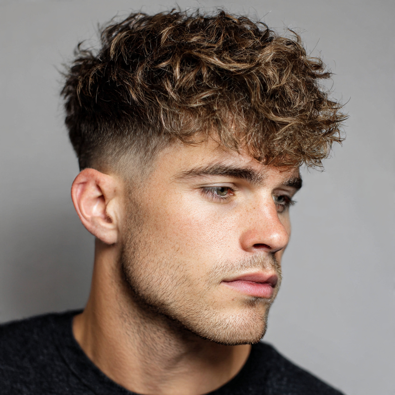 men's haircut