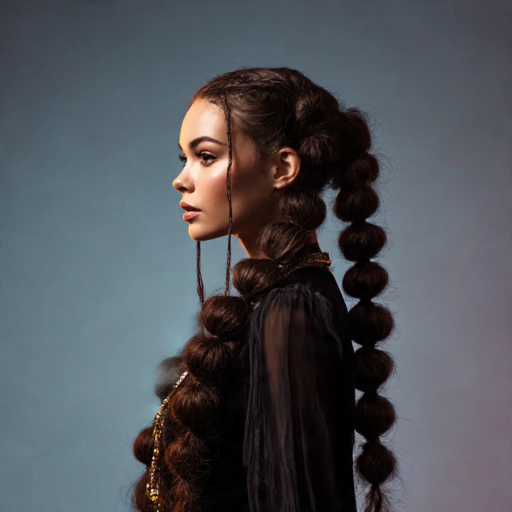 Bubble Braid with Twists