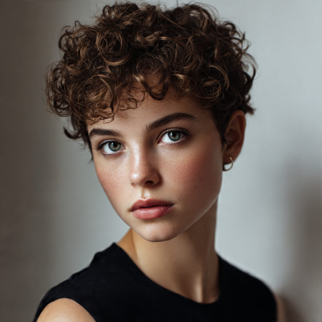 Curly Pixie