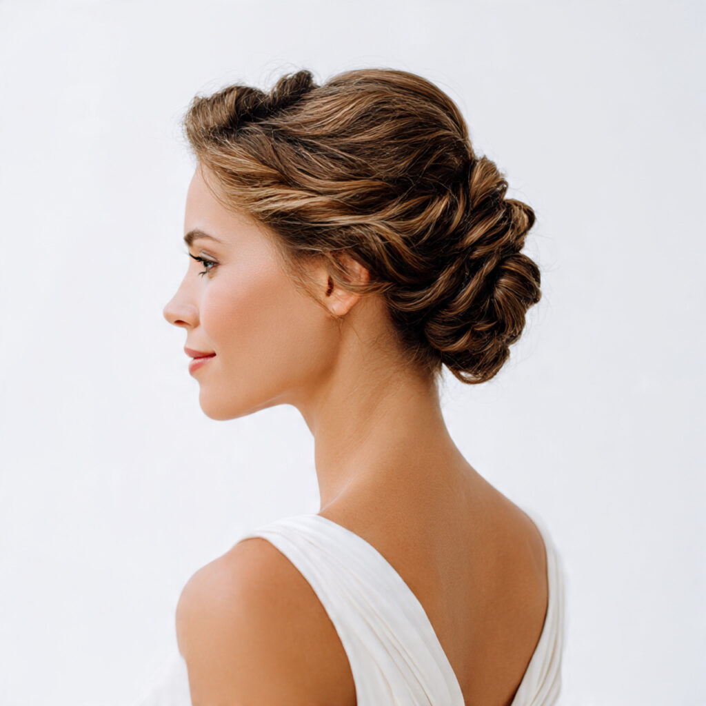 French Twist with Modern Flair