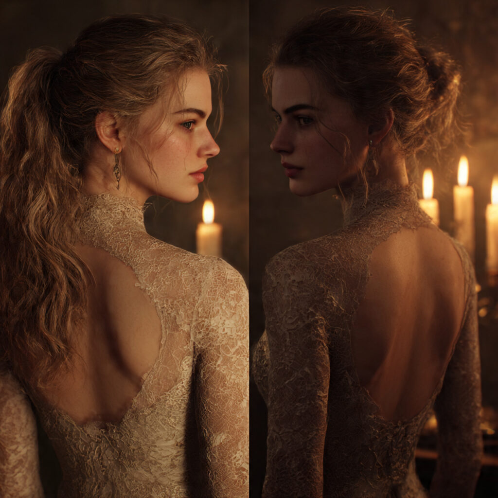 Romantic Low Ponytail