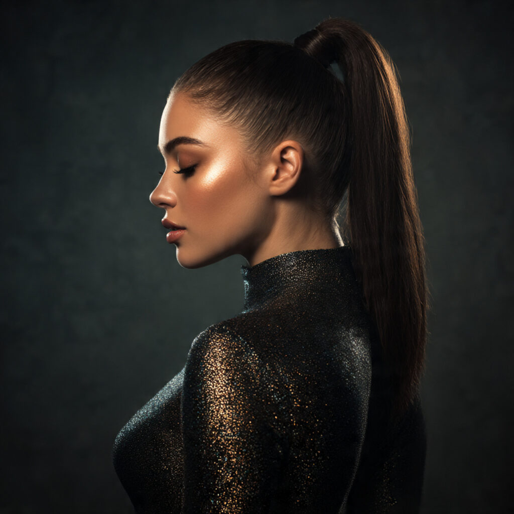 High Ponytail Glam