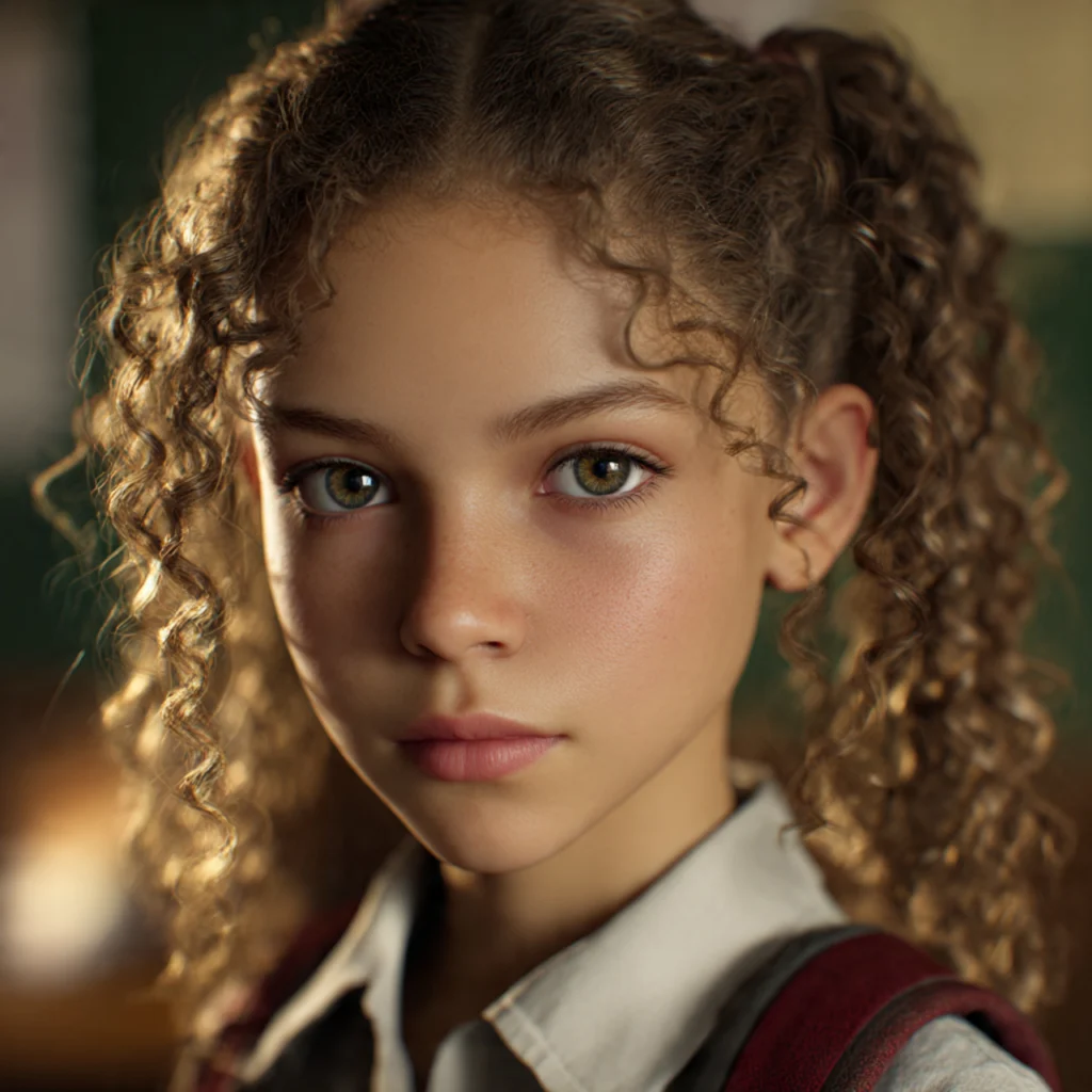 Half-Up, Half-Down Curly Style