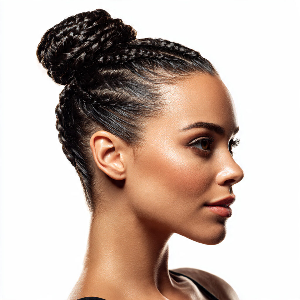 Half-Up Braided Style