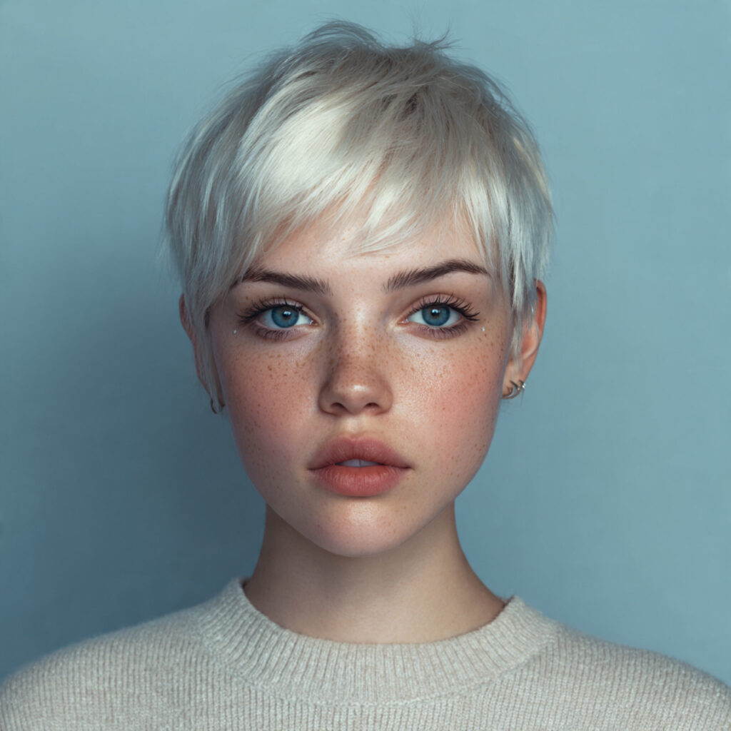 Asymmetrical Pixie Shape