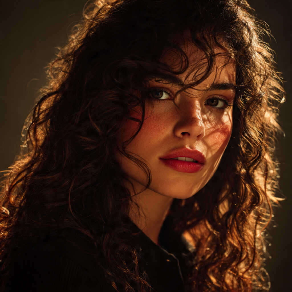 Shoulder-Length Curls