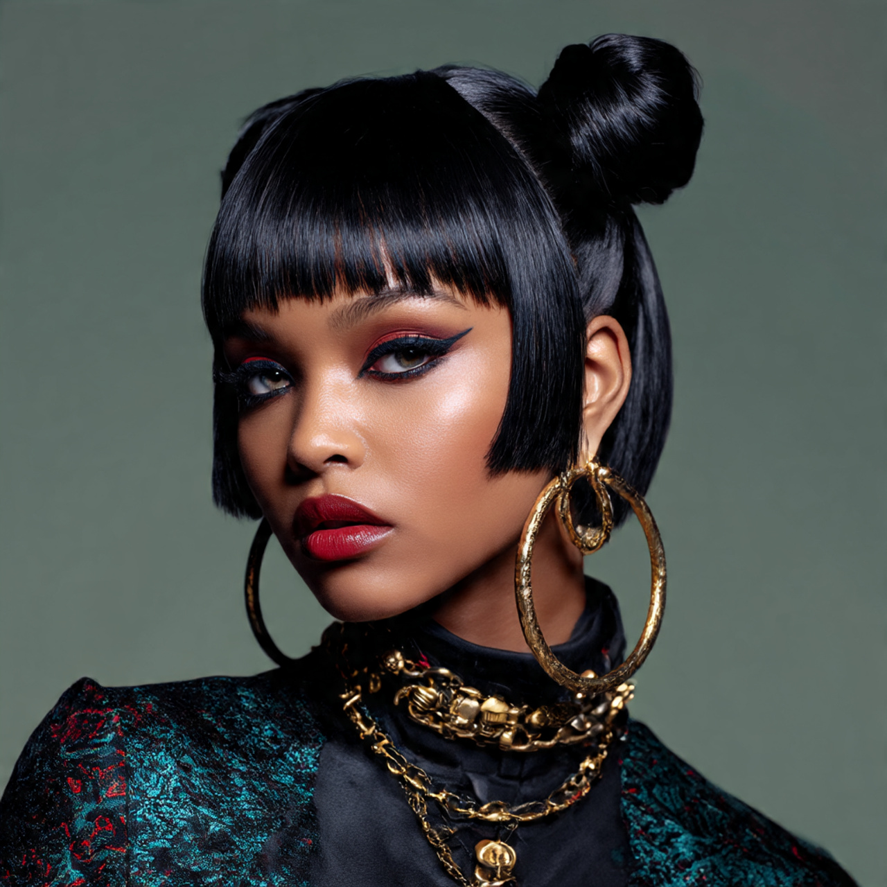 Trendy Y2K Black Hairstyles: