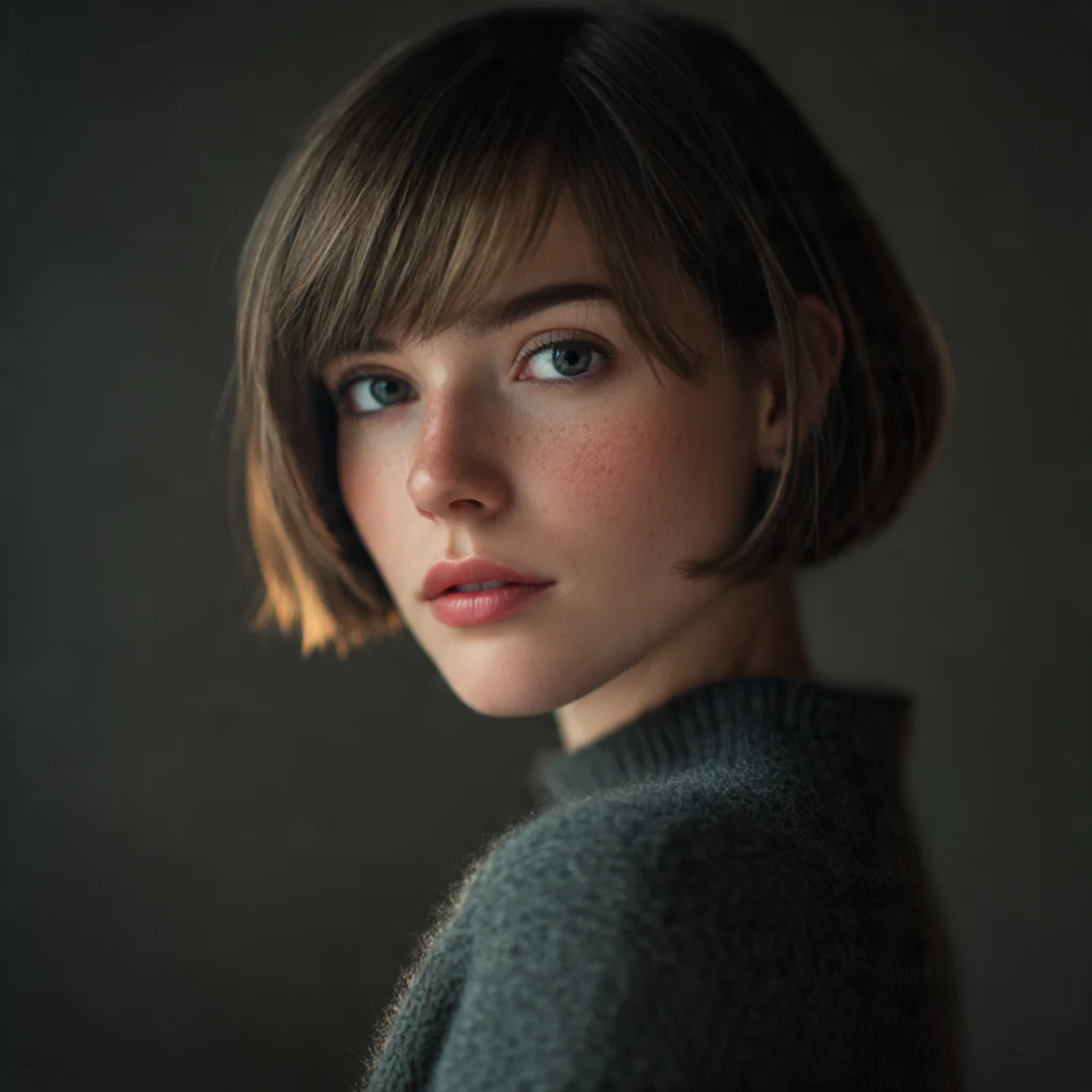 Sleek Straight Hair for Elegance