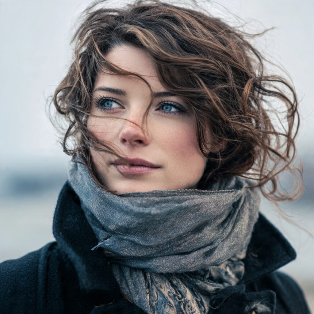 Soft Windswept Winter Layers Idea