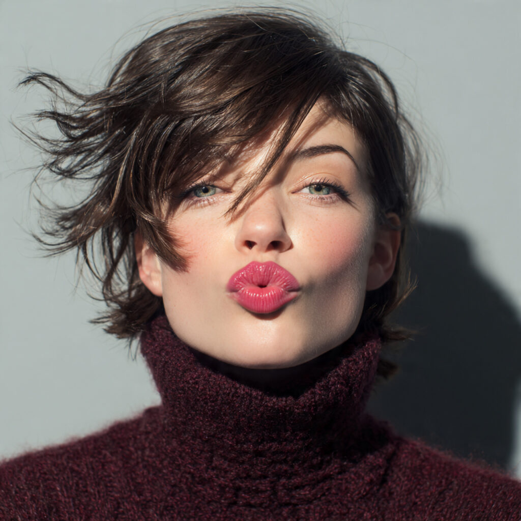 Playful Winter Flip Style Idea